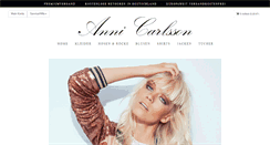 Desktop Screenshot of anni-carlsson-shop.com
